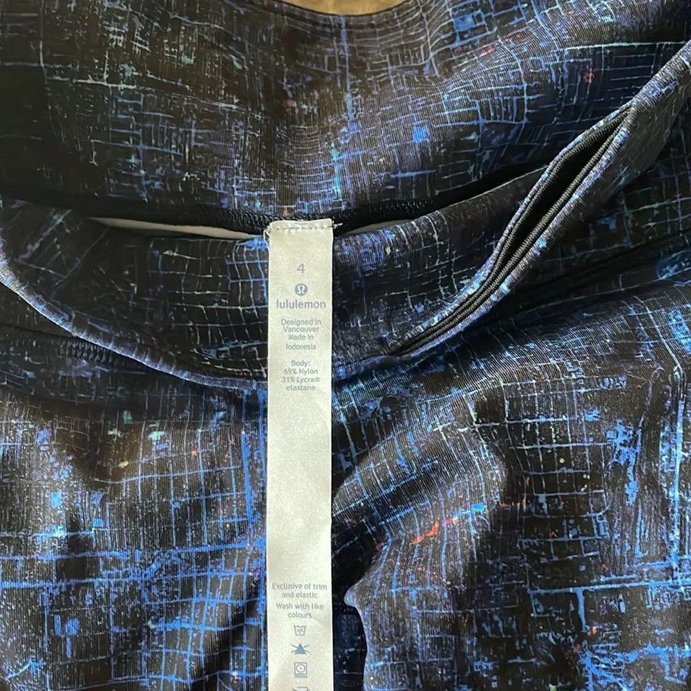 Lululemon Wunder Under High-Rise Tight 28” Size 4 In City Lights Multi s…
